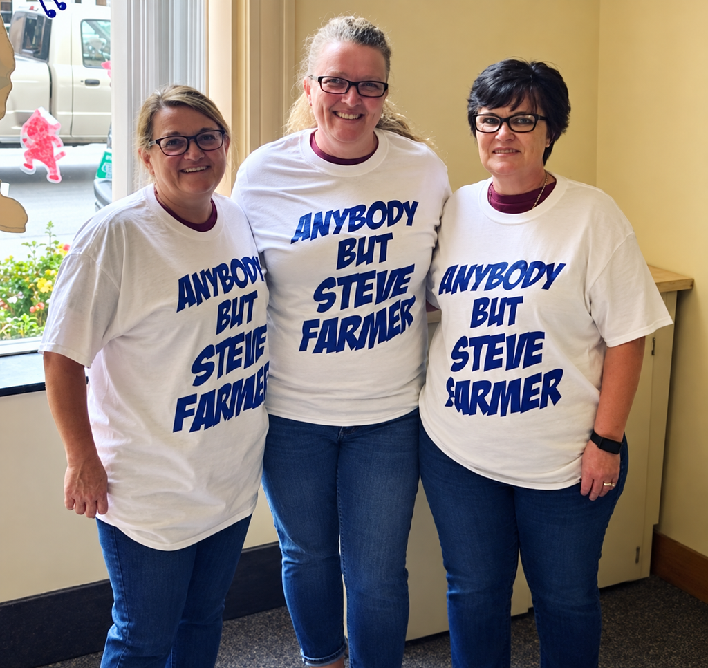 Anybody but Steve Farmer Unisex T-shirt